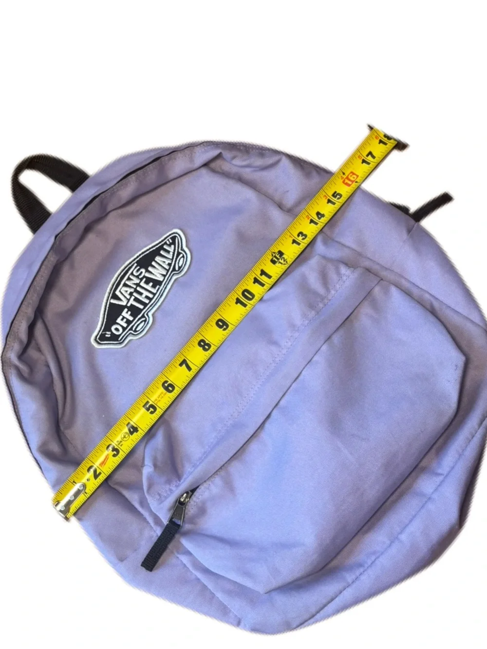 Vans Off The Wall Lavender Purple Backpack Logo School Bag